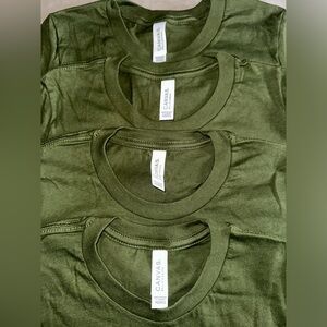 4 Bella Canvas Small in Dark Green